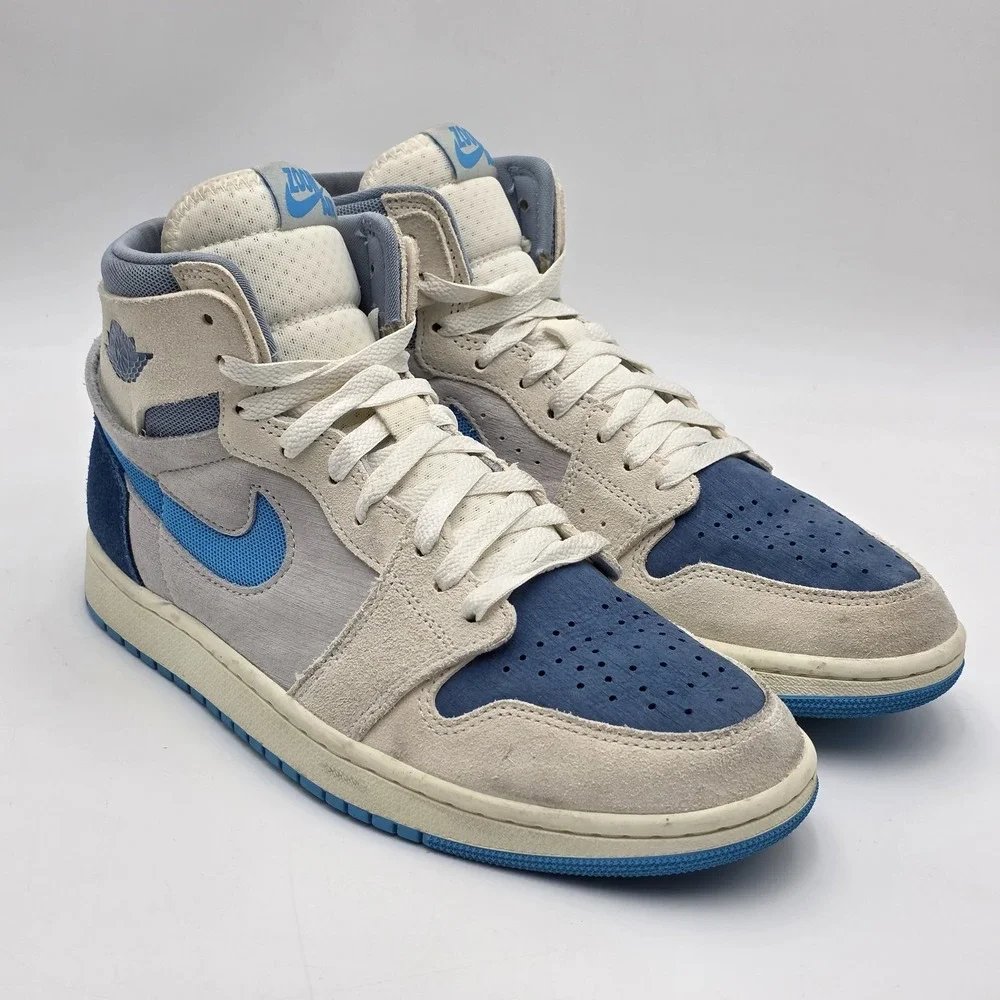 Air Jordan 1 High Zoom Comfort 2 Dark Powder Blue DV1307-104‎ Men's Size 8.5